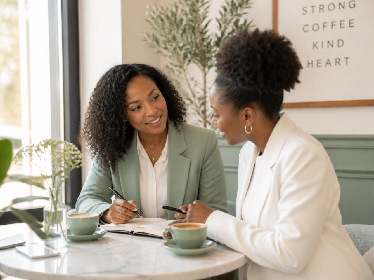 Members in conversation